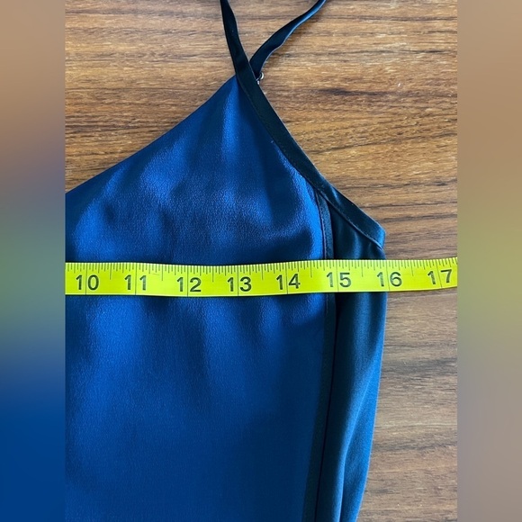 Rag & Bone Navy Rosa Silky Jumpsuit NWT Navy/Black Spaghetti Strap size 00 - Picture 9 of 12